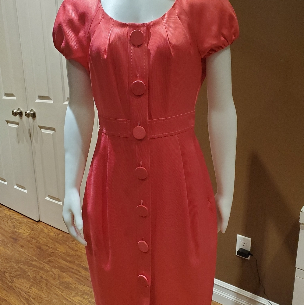 RARE TIBI cap sleeve dress